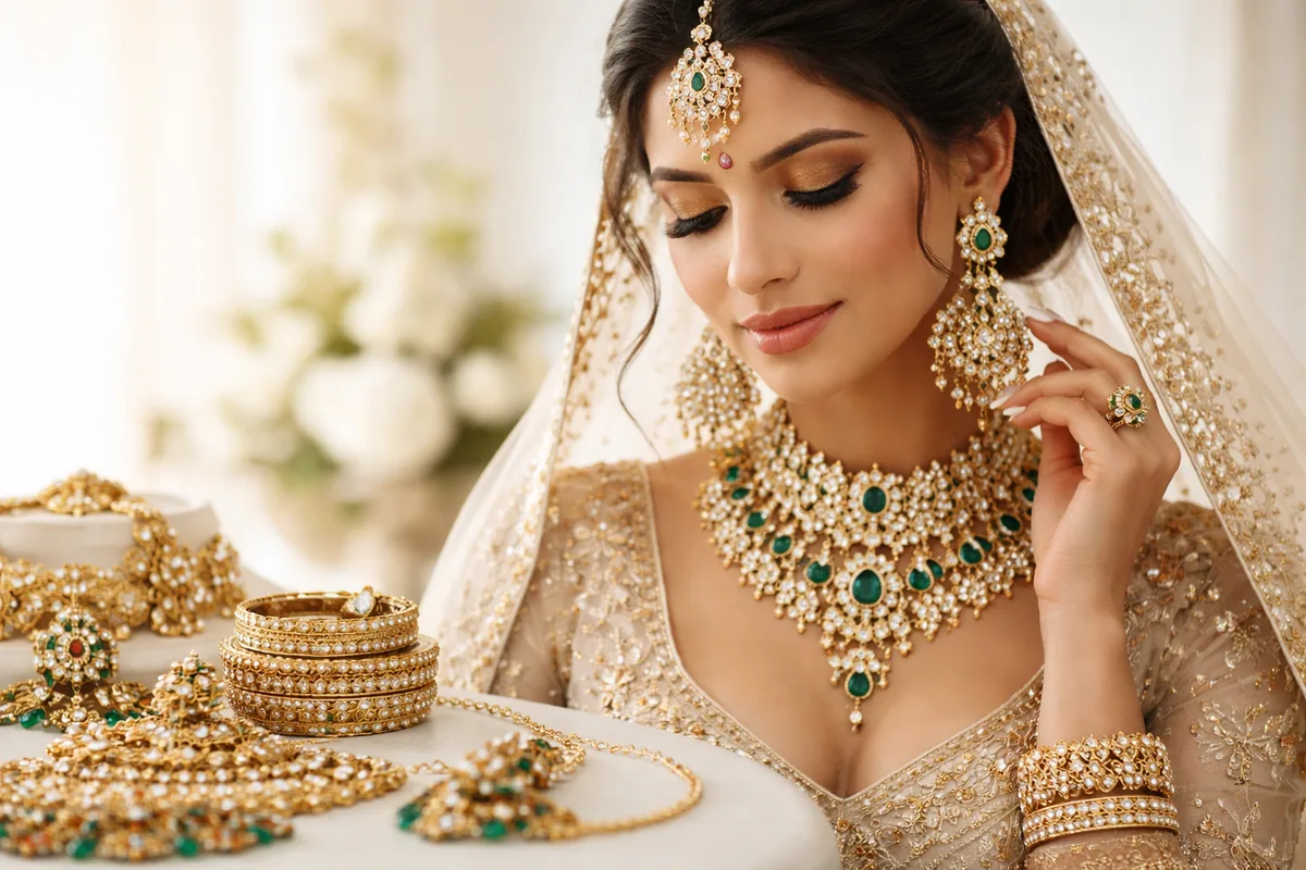Comment choisir des accessoires de mariage avec des bijoux indiens traditionnels