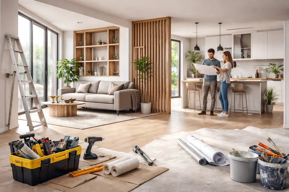 Transformer votre espace avec des travaux d'aménagement innovants