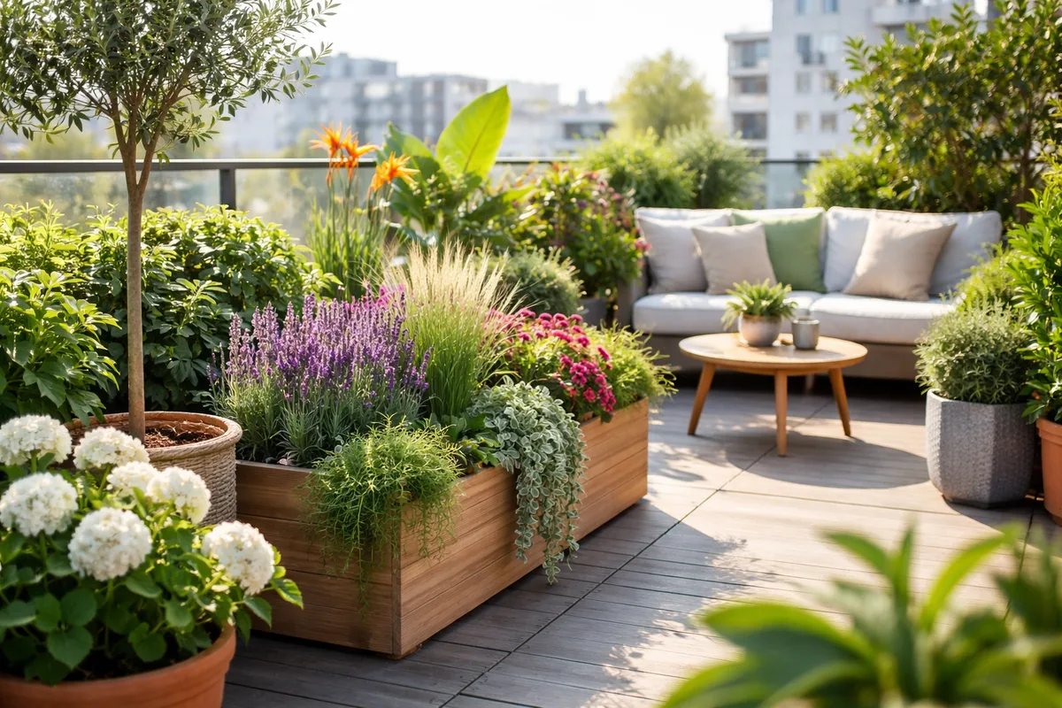 Comment choisir des plantes adaptées pour un jardin sur une terrasse