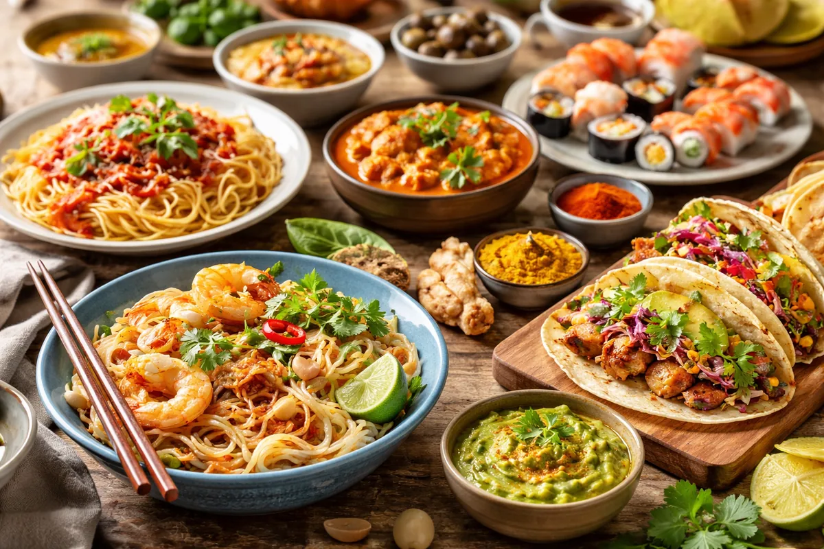 Les avantages de voyager à travers les cuisines du monde